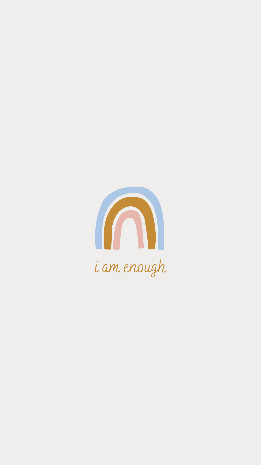 I Am Enough Phone Wallpaper  Think positive quotes Affirmation quotes  Aura