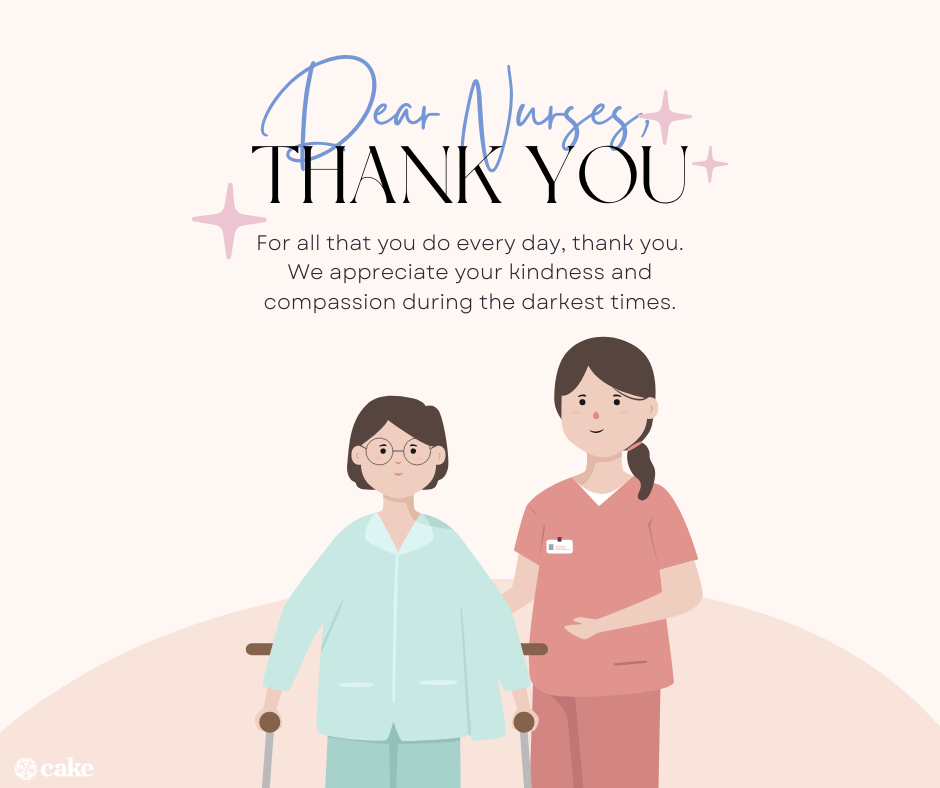 Dear nurses, thank you