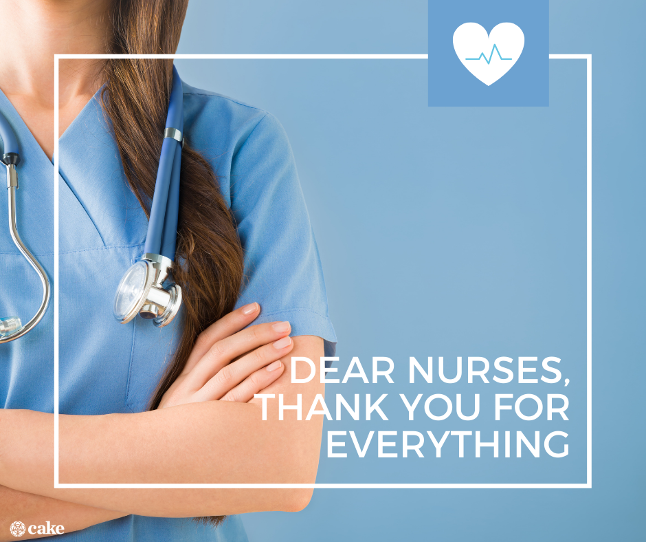 Dear nurses, thank you for everything