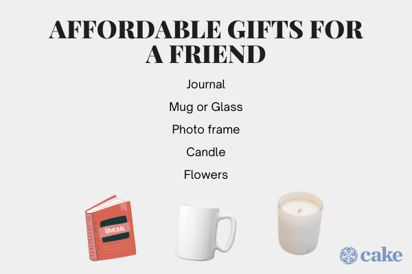 Affordable gifts for a friend