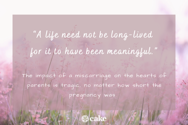 Quote for mourning a miscarriage image