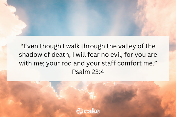 comforting bible verses about death