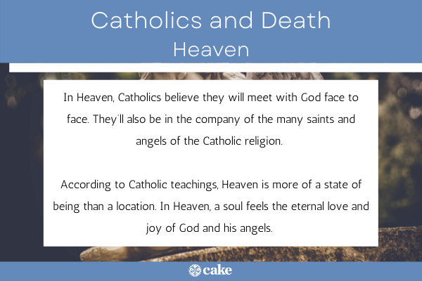 Catholic afterlife description of Heaven image