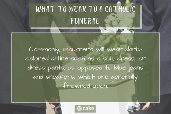 What to wear to a Catholic funeral Mass image