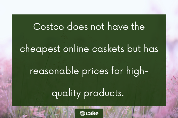 Buying a casket at Costco price photo