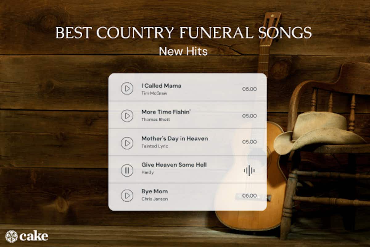 Best new country funeral songs