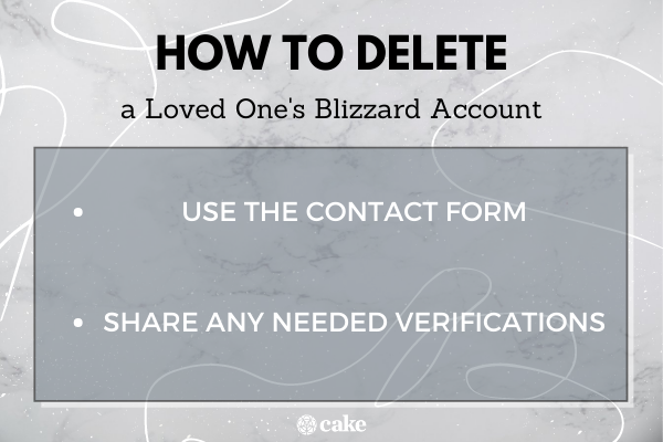 How to delete a deceased loved one's Blizzard account image