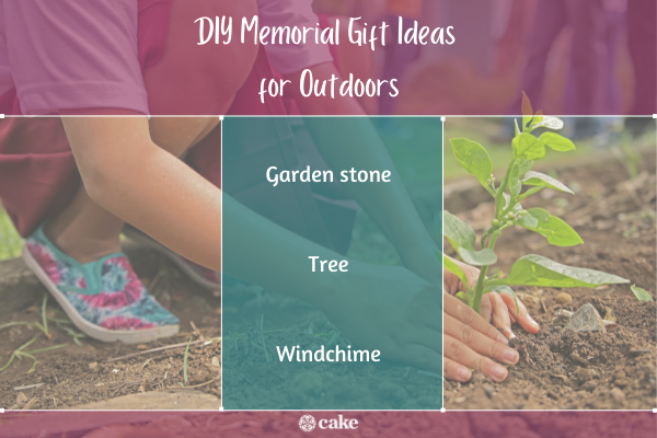 DIY memorial gifts for outdoors image planting a tree