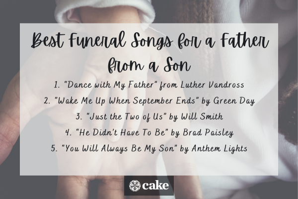 Best funeral songs from a son to a father image