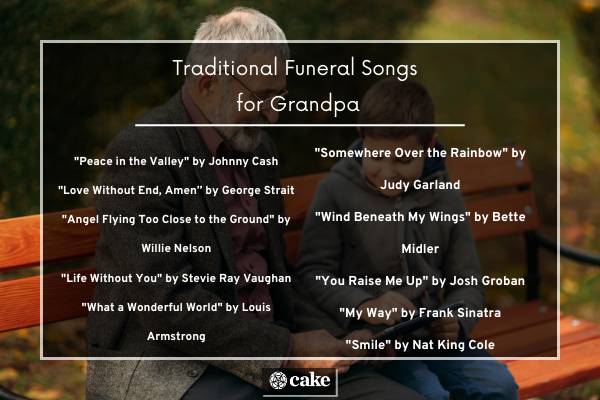 Traditional funeral songs for grandpa list