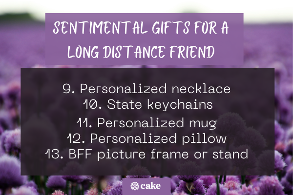 Sentimental gifts for a long-distance friend image