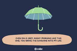 good morning my love message for a rainy day