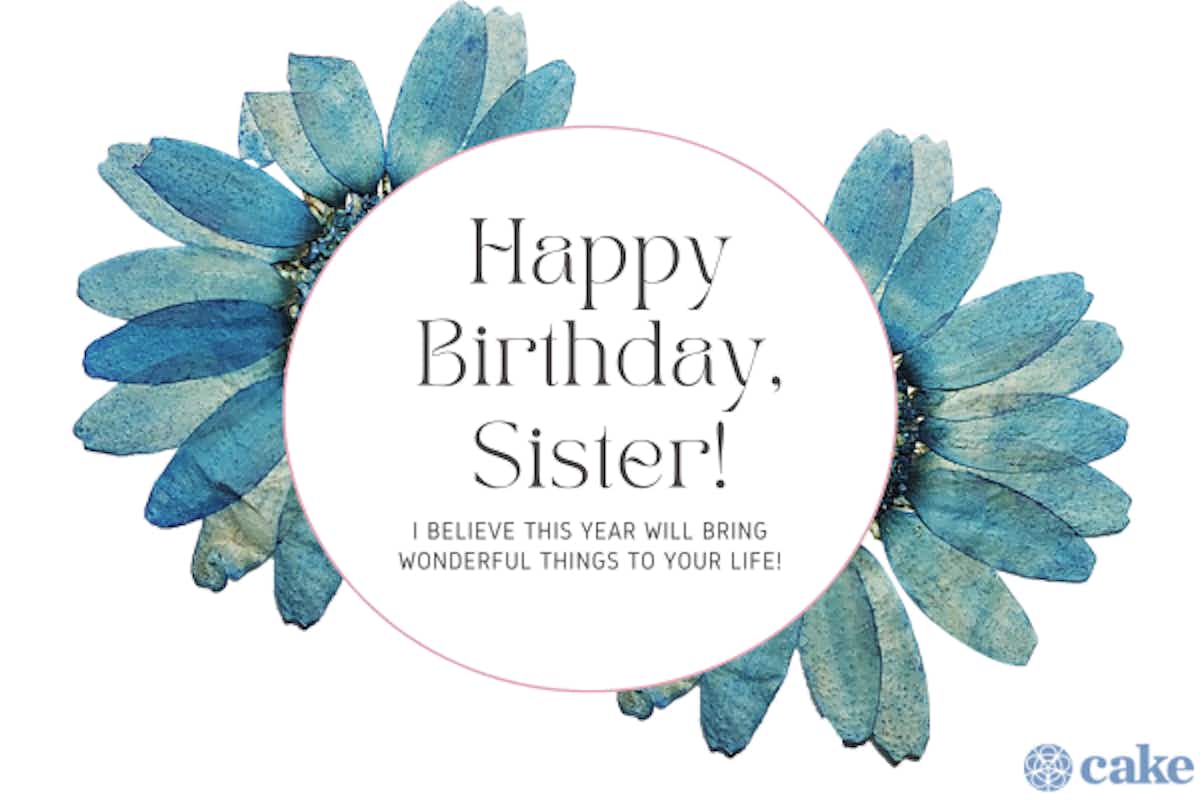 birthday message for a sister who's your best friend