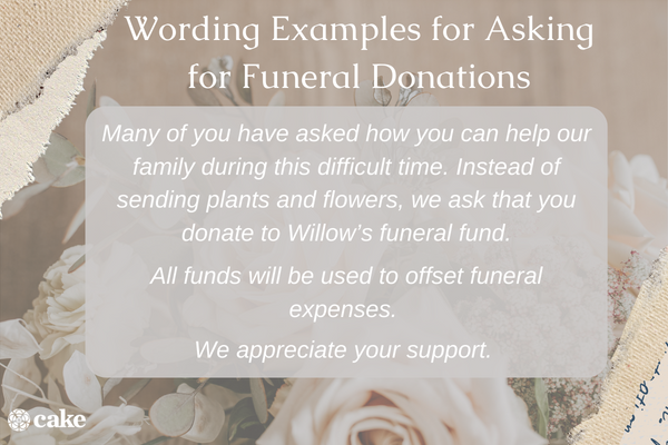 how-to-ask-for-donations-for-funeral-expenses-cake-blog