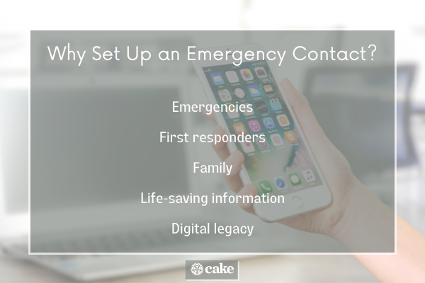 Why set up an emergency contact on your phone image