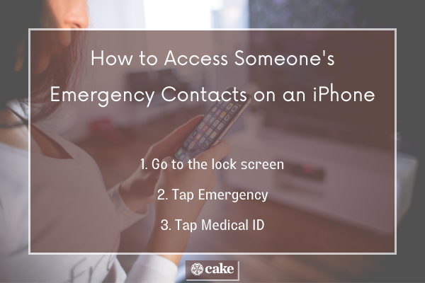 How to access someone else's emergency contacts on an iPhone image