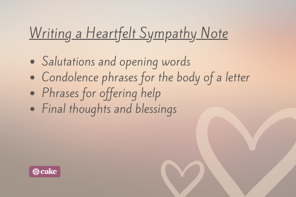  Tips on writing a heartfelt sympathy note