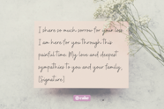 How To Sign A Sympathy Card With 25 Example Signatures Cake Blog