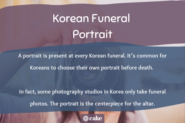 Korean funeral portrait image