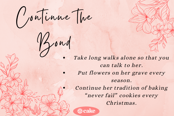 Losing a grandmother - continue the bond image