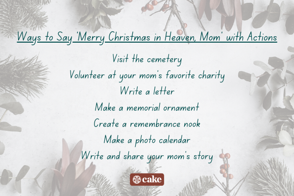 Merry Christmas Mom. I Love you. ♥ - In memory of my Mom