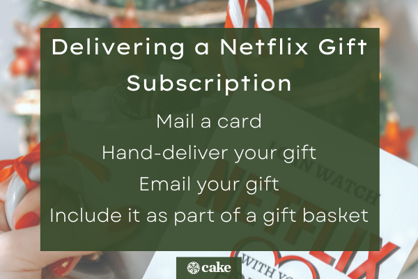 How to deliver a Netflix gift subscription image
