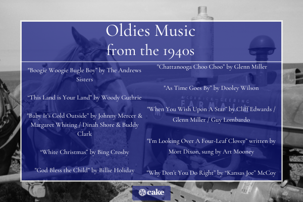 Best oldies songs from the 1940s image