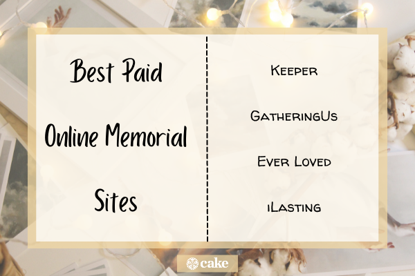 Best paid or subscription-based online memorial sites image