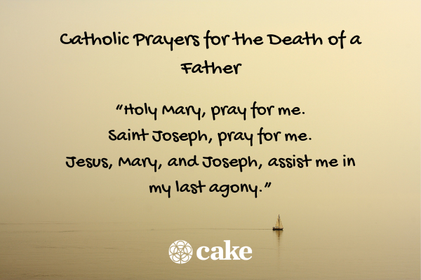 This image shows a example for a catholic prayer