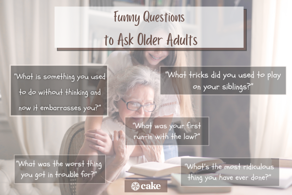 Funny questions to ask older adults image
