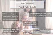 37 Great Questions To Ask Older People Or Grandparents Cake Blog