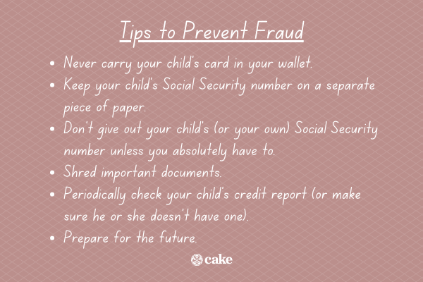 List of tips on how to prevent fraud