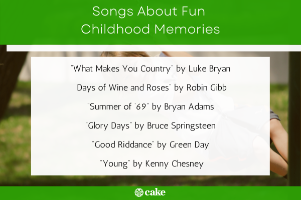 Songs about fun childhood memories image
