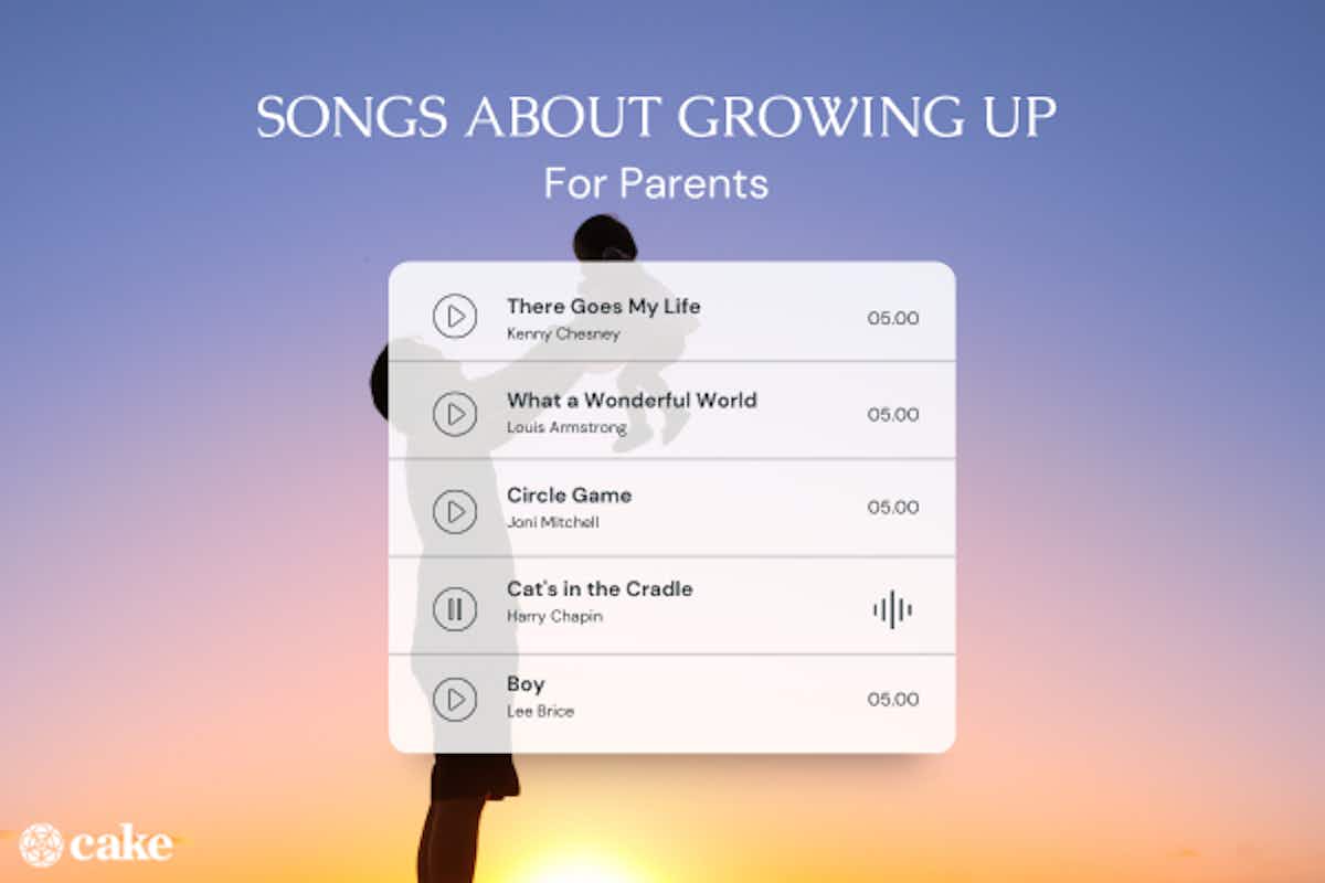 Best songs about growing up for parents