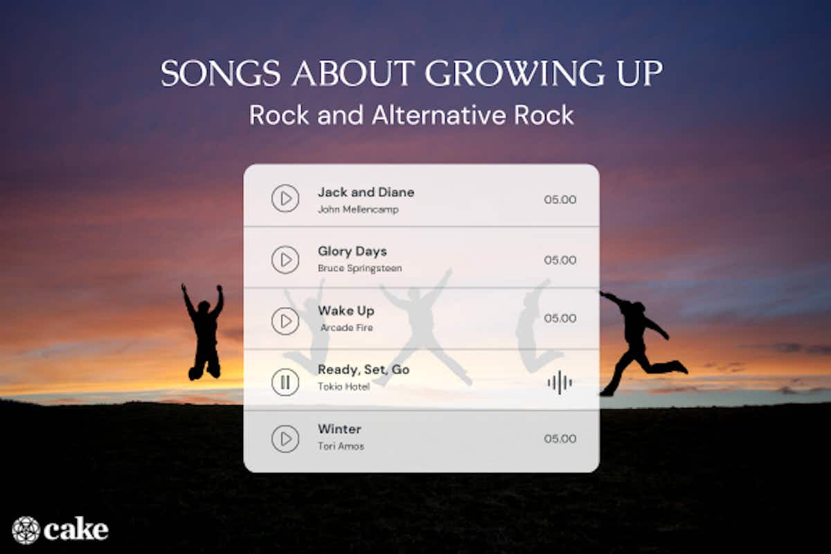 Rock and Alternative Rock songs about growing up