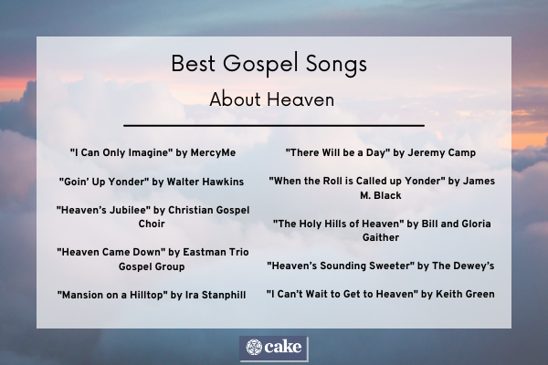 Best gospel songs about Heaven photo
