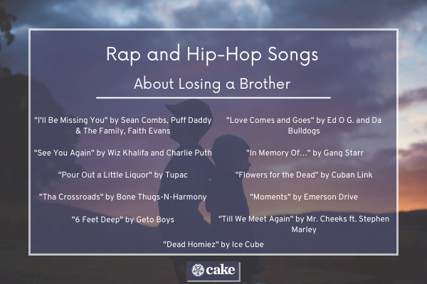 Rap and Hip-Hop Songs About Losing a Brother image