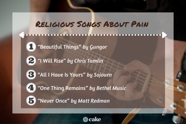 Religious songs about pain image