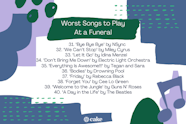 40 Inappropriate Songs To Never Ever Play At A Funeral Cake Blog