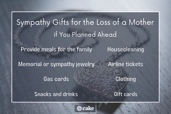 Sympathy gifts for the loss of a mother image