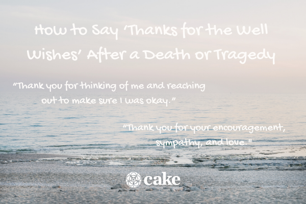 this image is a example of a thank you message after a tragedy