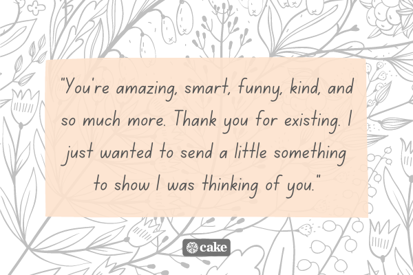 75+ Thinking of You Messages to Brighten Someone's Day | Cake Blog