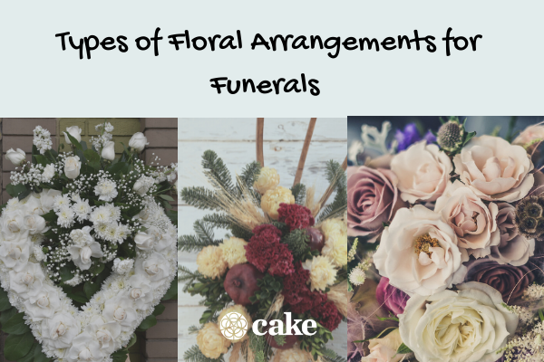 This is a example of a type of floral arrangement for funerals