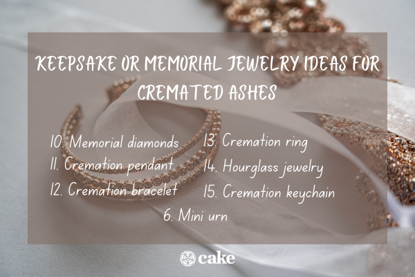 What to do with cremation ashes - keepsake jewelry ideas