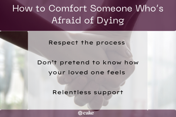 What to say to someone who is afraid of dying - what to say to someone with cancer image