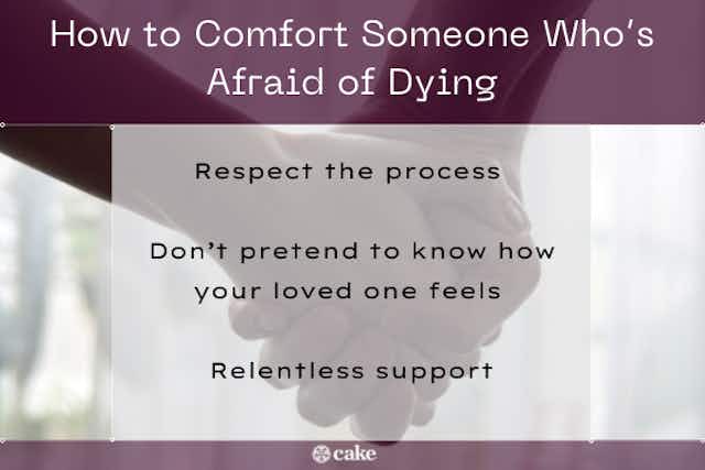 What to say to someone who is afraid of dying - what to say to someone with cancer image
